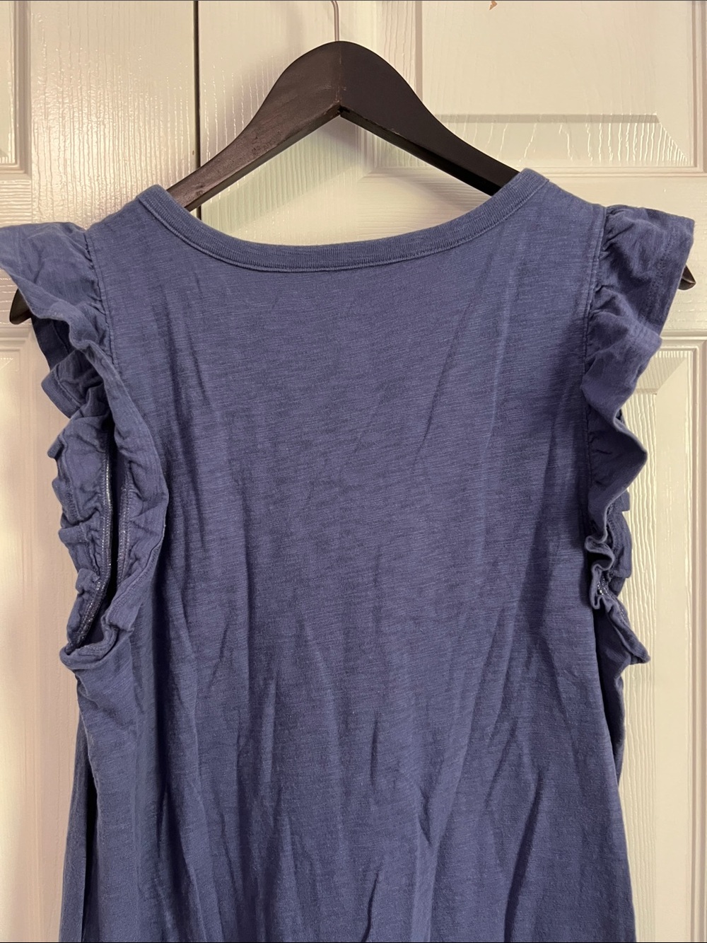 Universal Thread Navy Ruffle Sleeve Tank Top - Picture 7 of 7